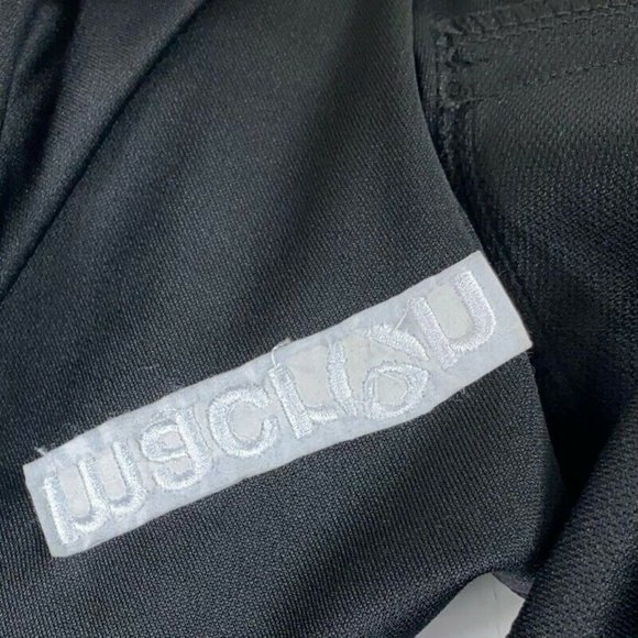 Macron Activewear Polo Shirt Black Short Sleeve - Picture 4 of 8